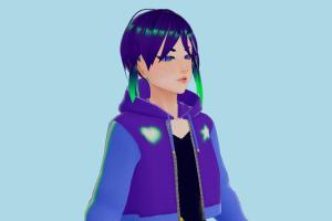 Ludah Boy vrm, vrm models, vrchat, booth, male, boy, man, hentai, characters, animated, rigged